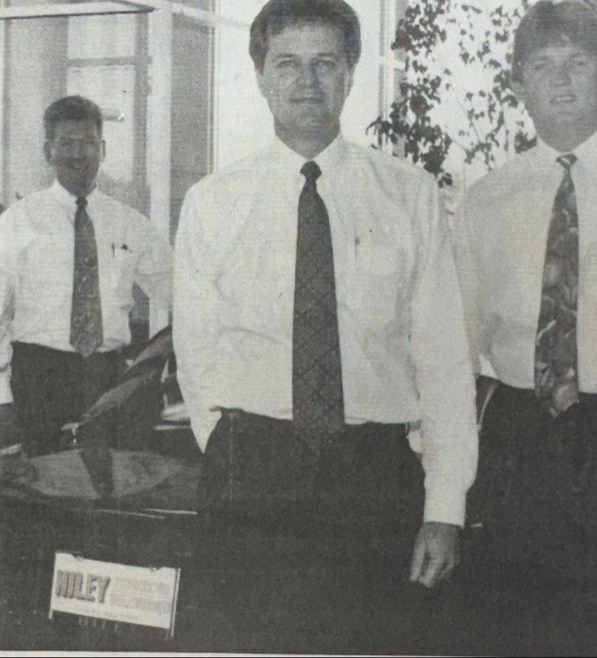 Archival photo from a Hiley dealership